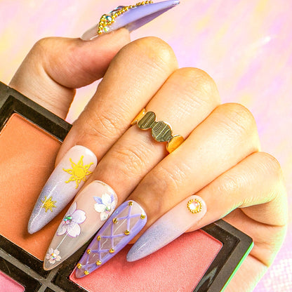 Happily Ever After Handmade Nails H454