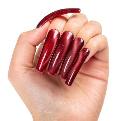 Crushed Velvet Handmade Nails H523