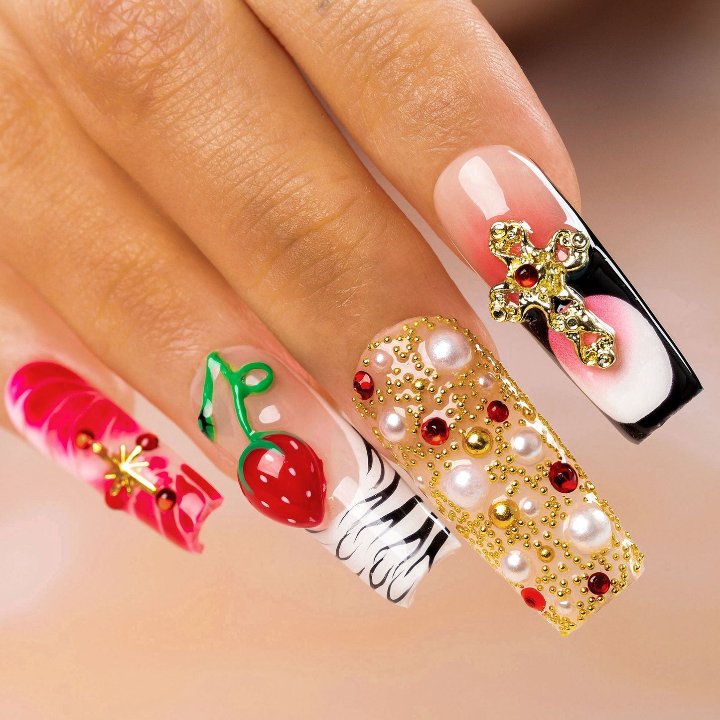 Eversweet Glitz Handmade Nails H469