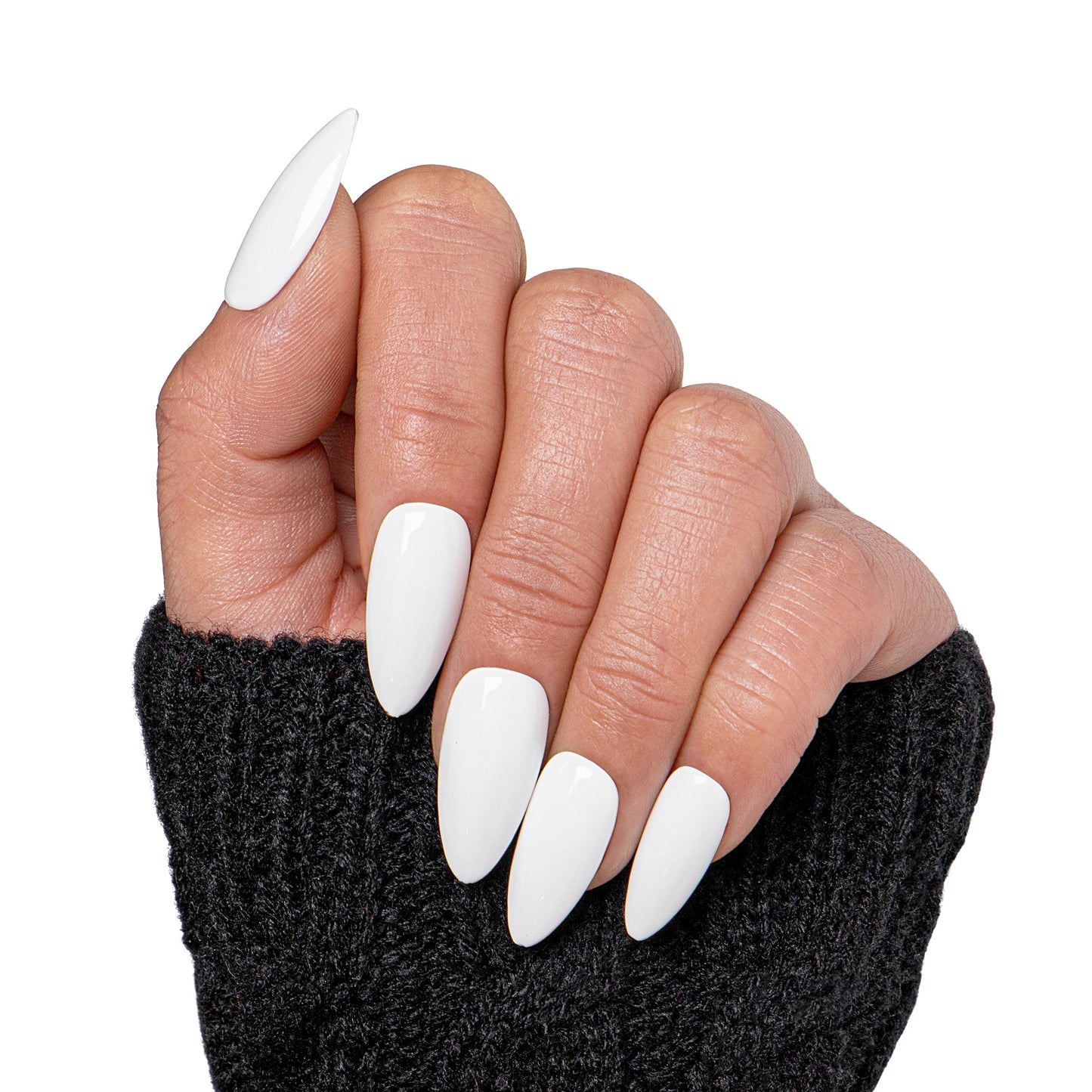 Snow White Handmade Nails H10