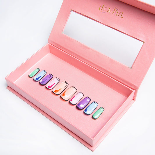 Colorful Pop Handmade Nails H116