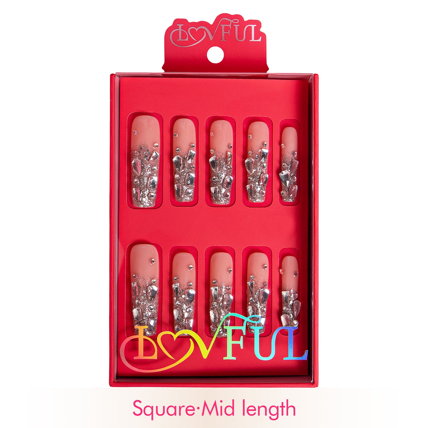 Silver Wind Handmade Nails H126