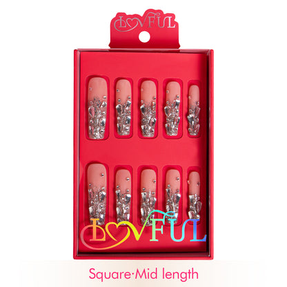 Silver Wind Handmade Nails H126