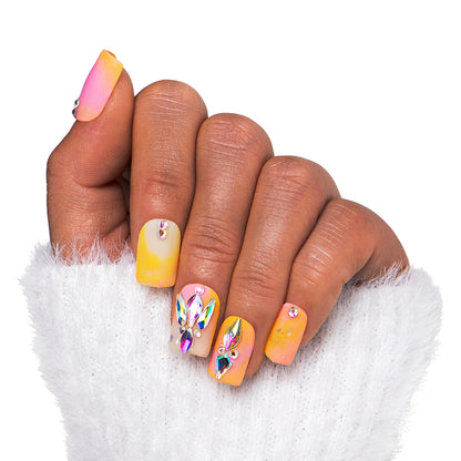 Sunset Slushy Handmade Nails H129