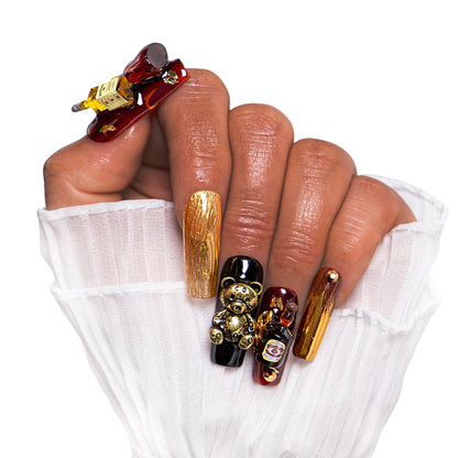 Casino Party Junk Handmade Nails H135