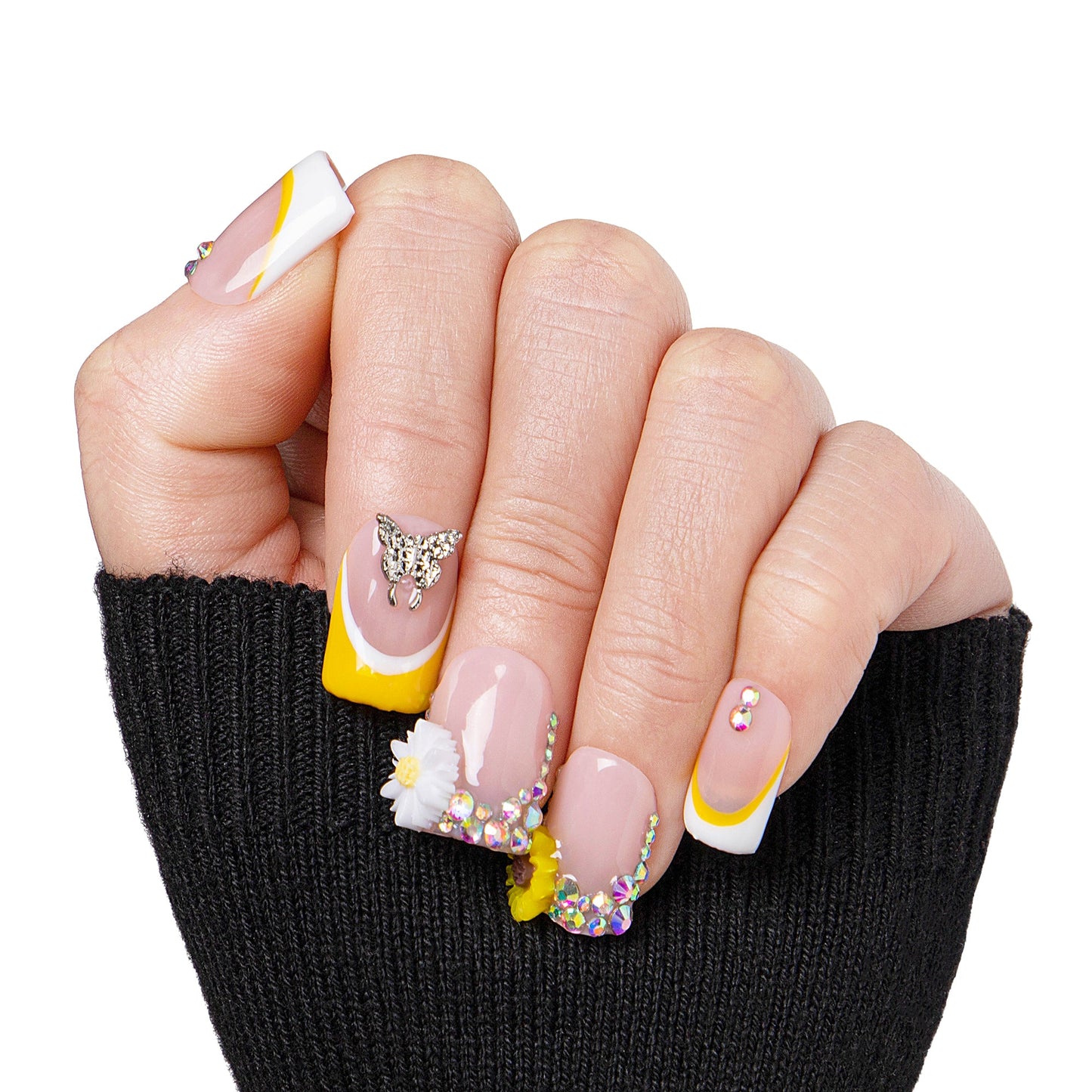 Sunflower Handmade Nails H143