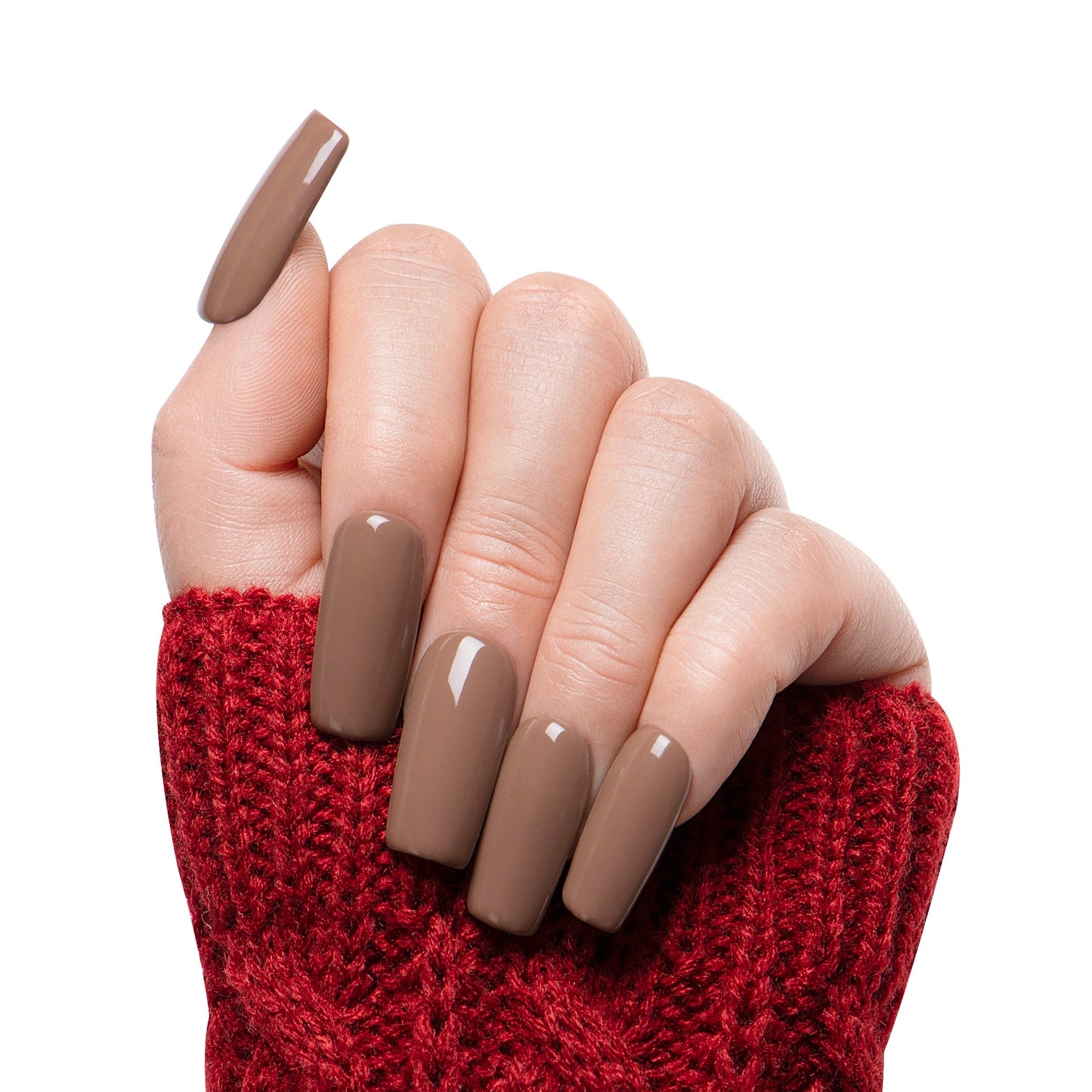Cappuccino Handmade Nails H16