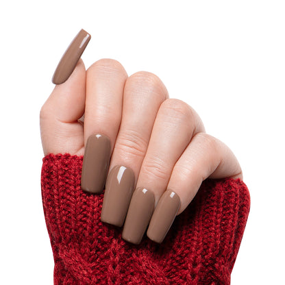 Cappuccino Handmade Nails H16