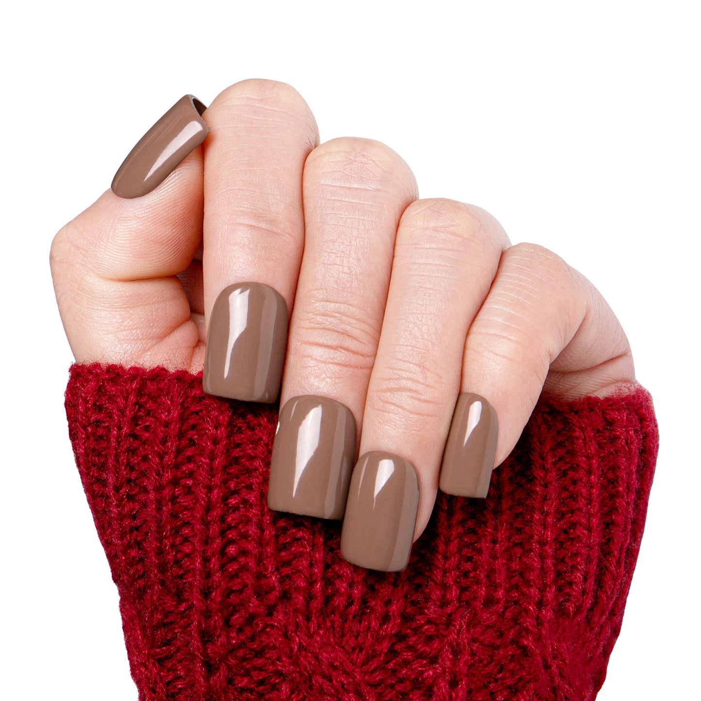 Cappuccino Handmade Nails H16