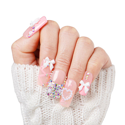 Vintage Shortcake Handmade Nails H187