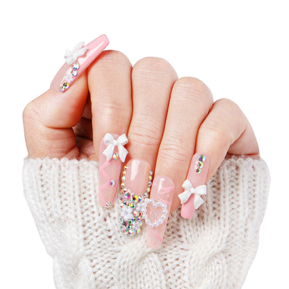 Vintage Shortcake Handmade Nails H187