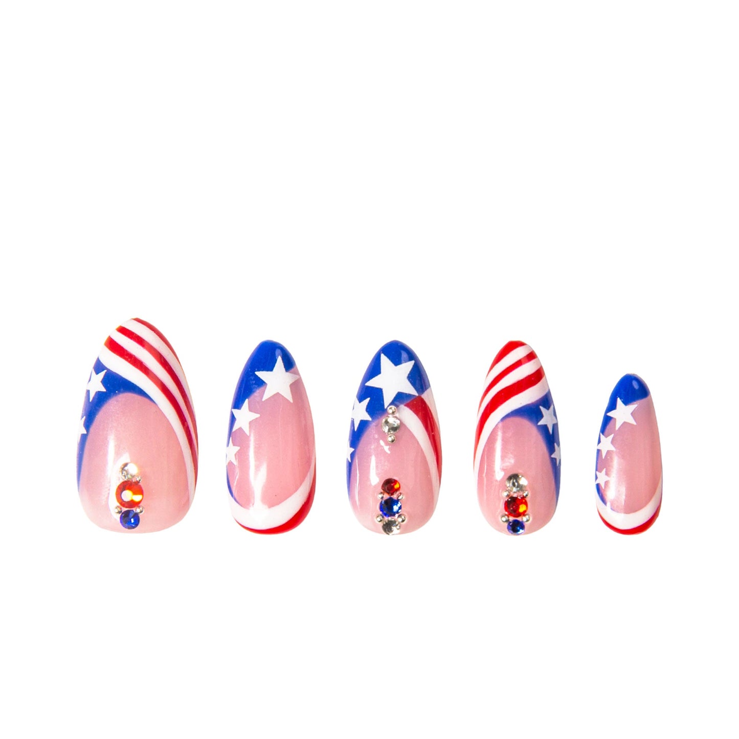 Flag Me Later Handmade Nails H600