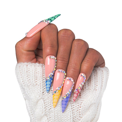 Summe Fest Handmade Nails H208