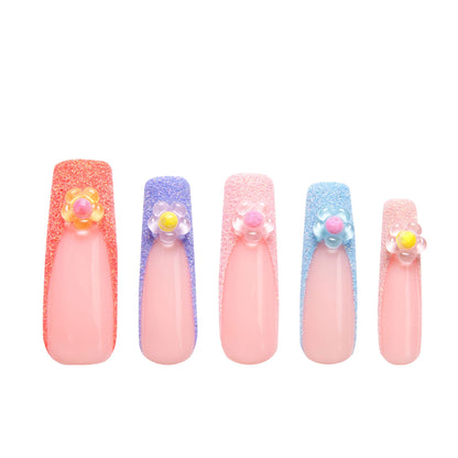 Candy Crush Handmade Nails H213
