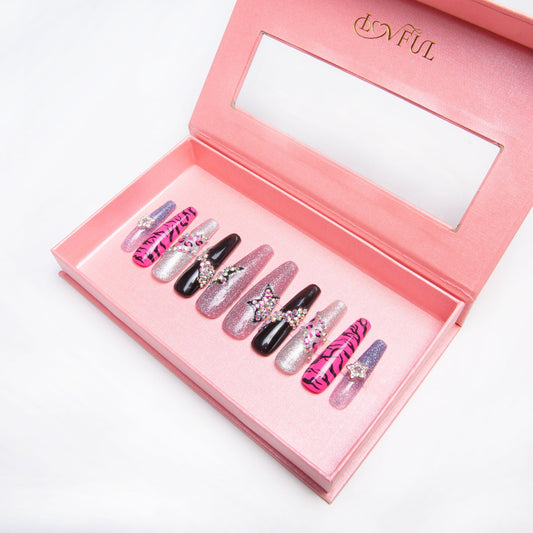 Punk Princess Handmade Nails H218