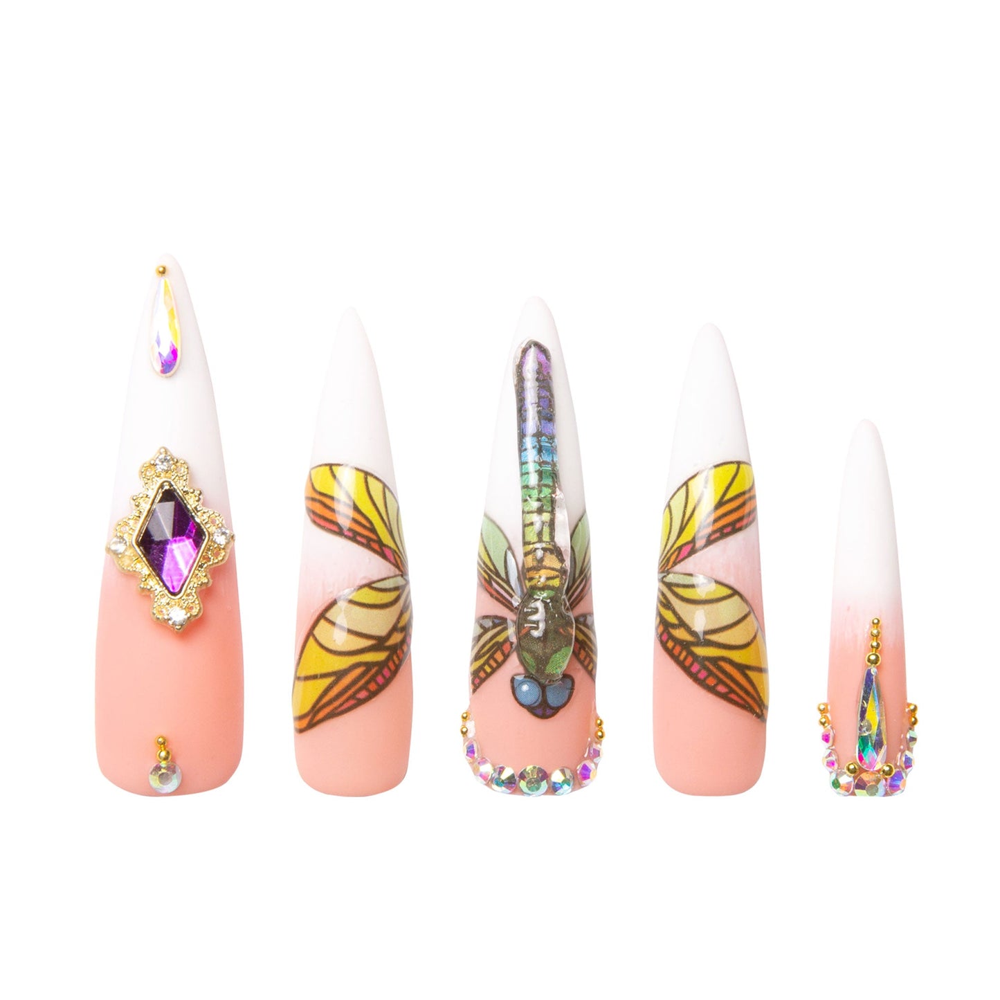 Mystic Wings Handmade Nails H232