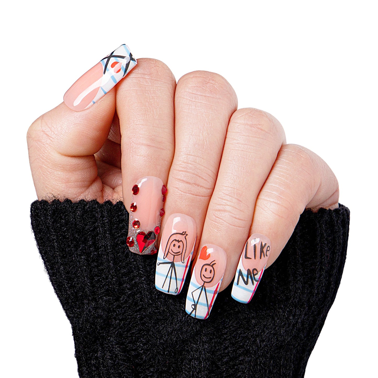 First Love Notebook Handmade Nails H233