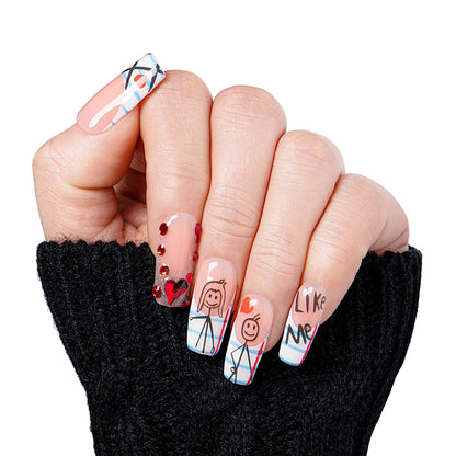 First Love Notebook Handmade Nails H233