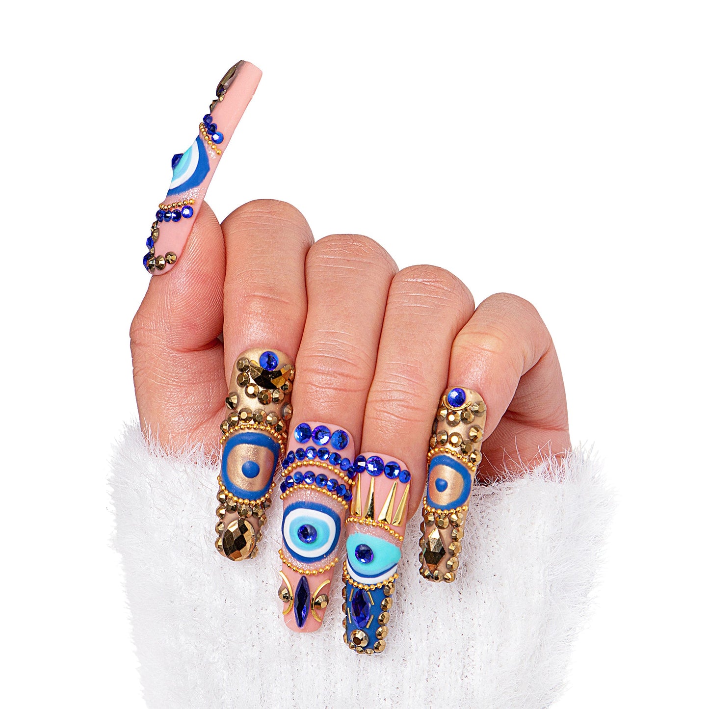 Spiritual Beacon Handmade Nails H234