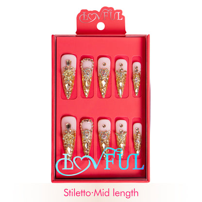 Golden Gala Handmade Nails H240