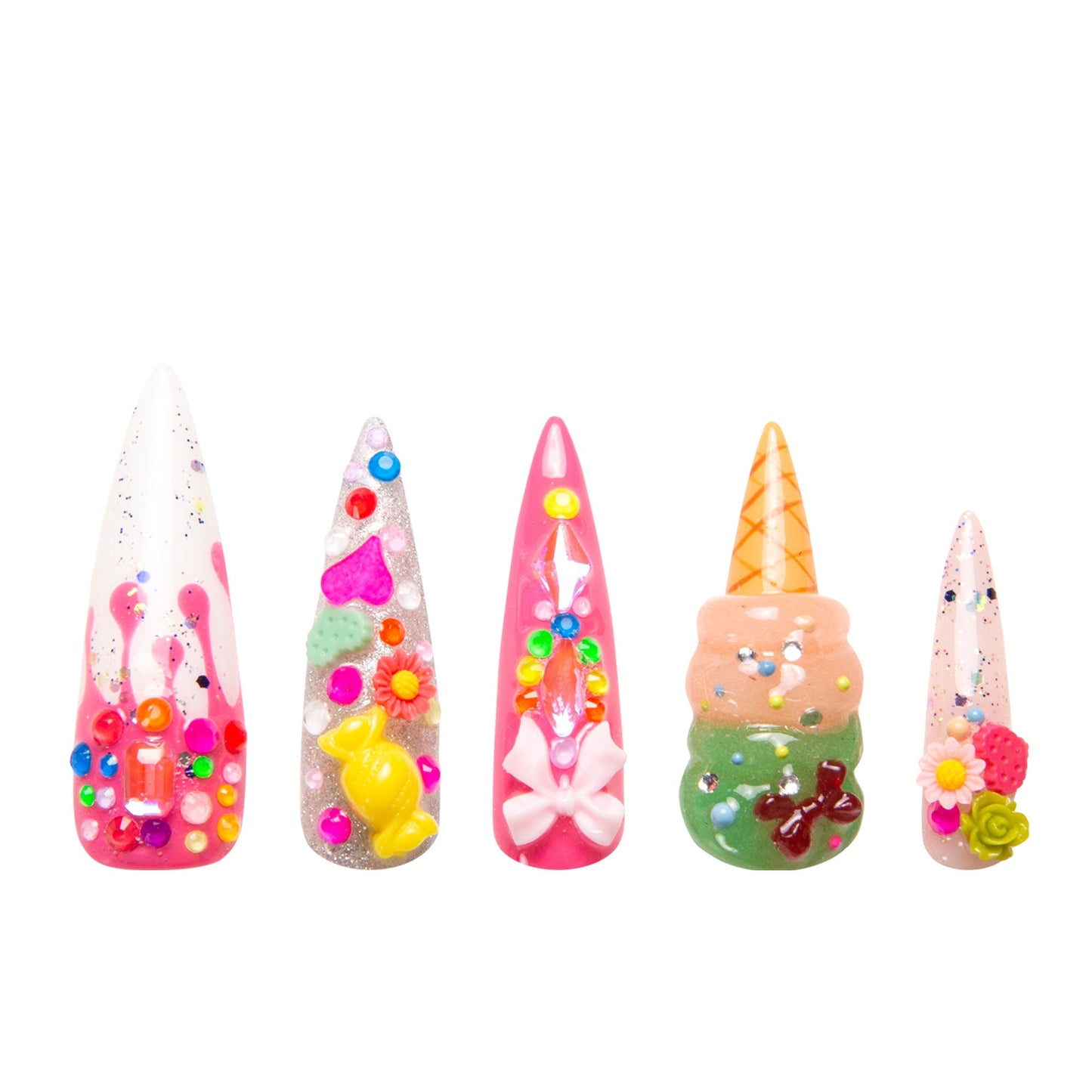 Dripping Sweetness Handmade Nails H248