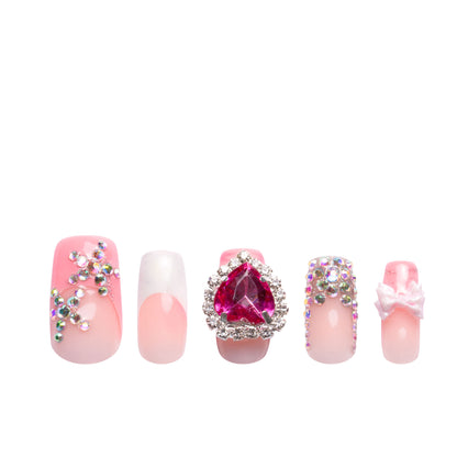 Rocking Heartbeat Handmade Nails H257