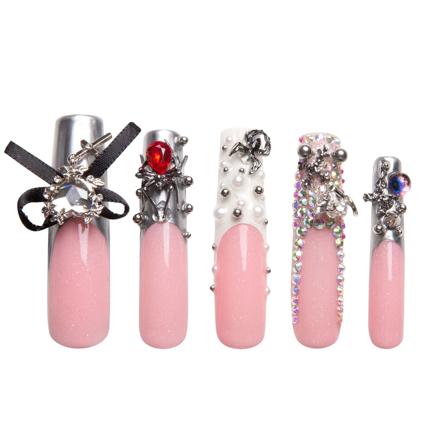 Diamond Whimsy Handmade Nails H258