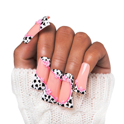 Cowgirl Pink Handmade Nails H268