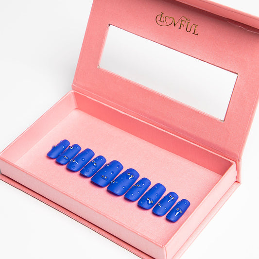 Dancing Rain Handmade Nails H279