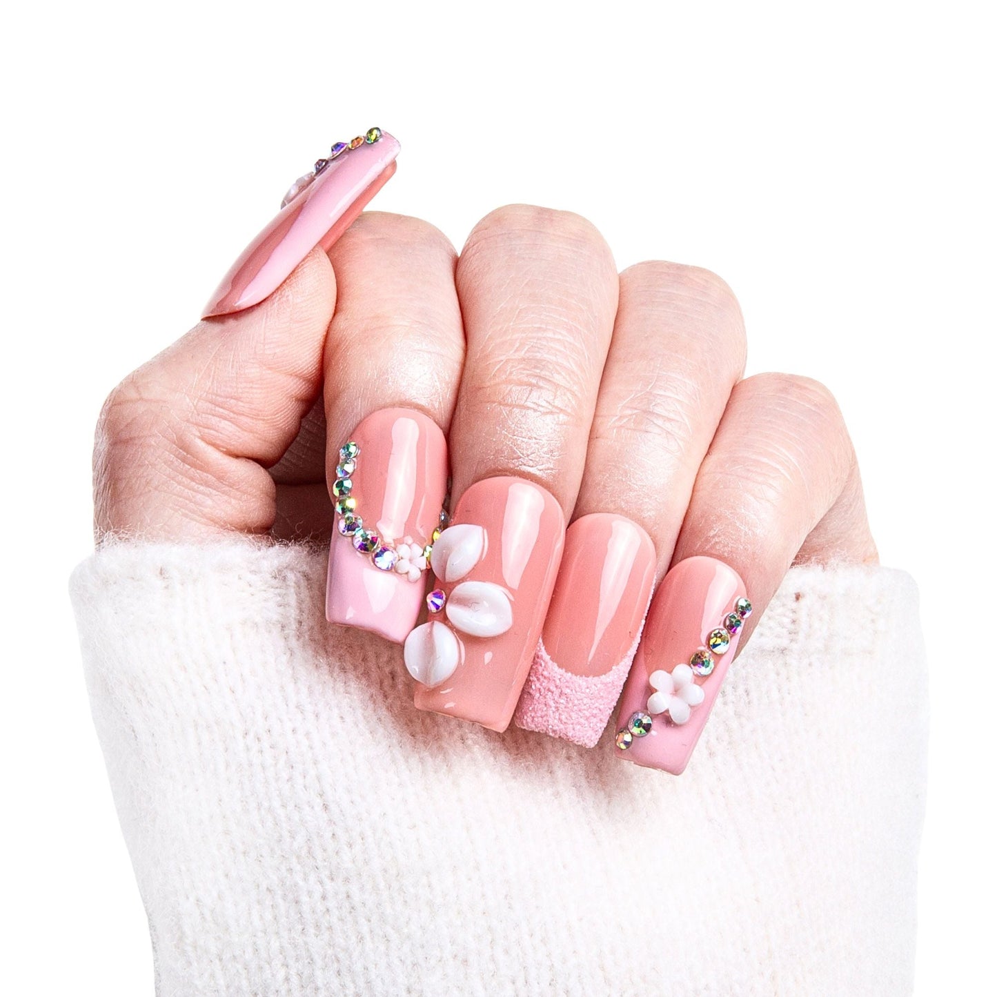 Pink Lady Handmade Nails H281