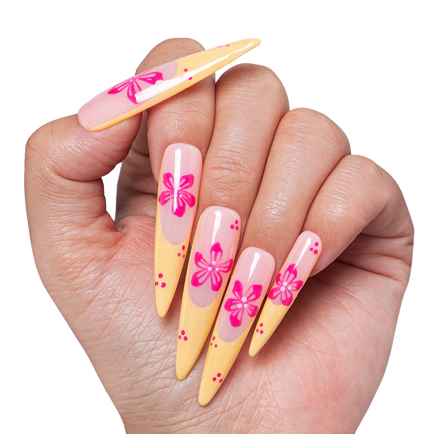Waikiki Beach Handmade Nails H285