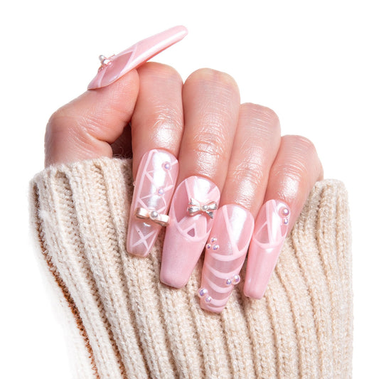 Tiptoe Ballet Handmade Nails H291