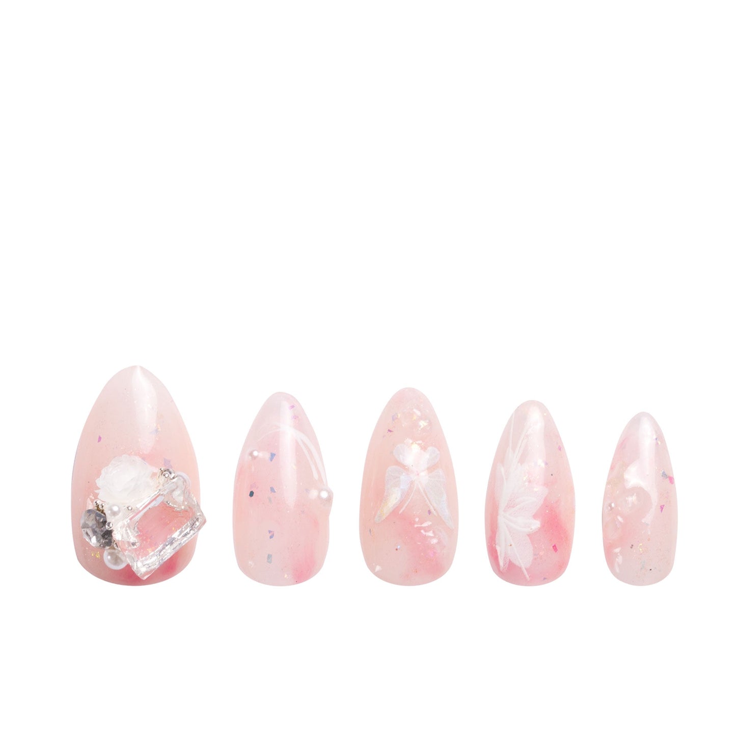 Love is in the Air Handmade Nails H296