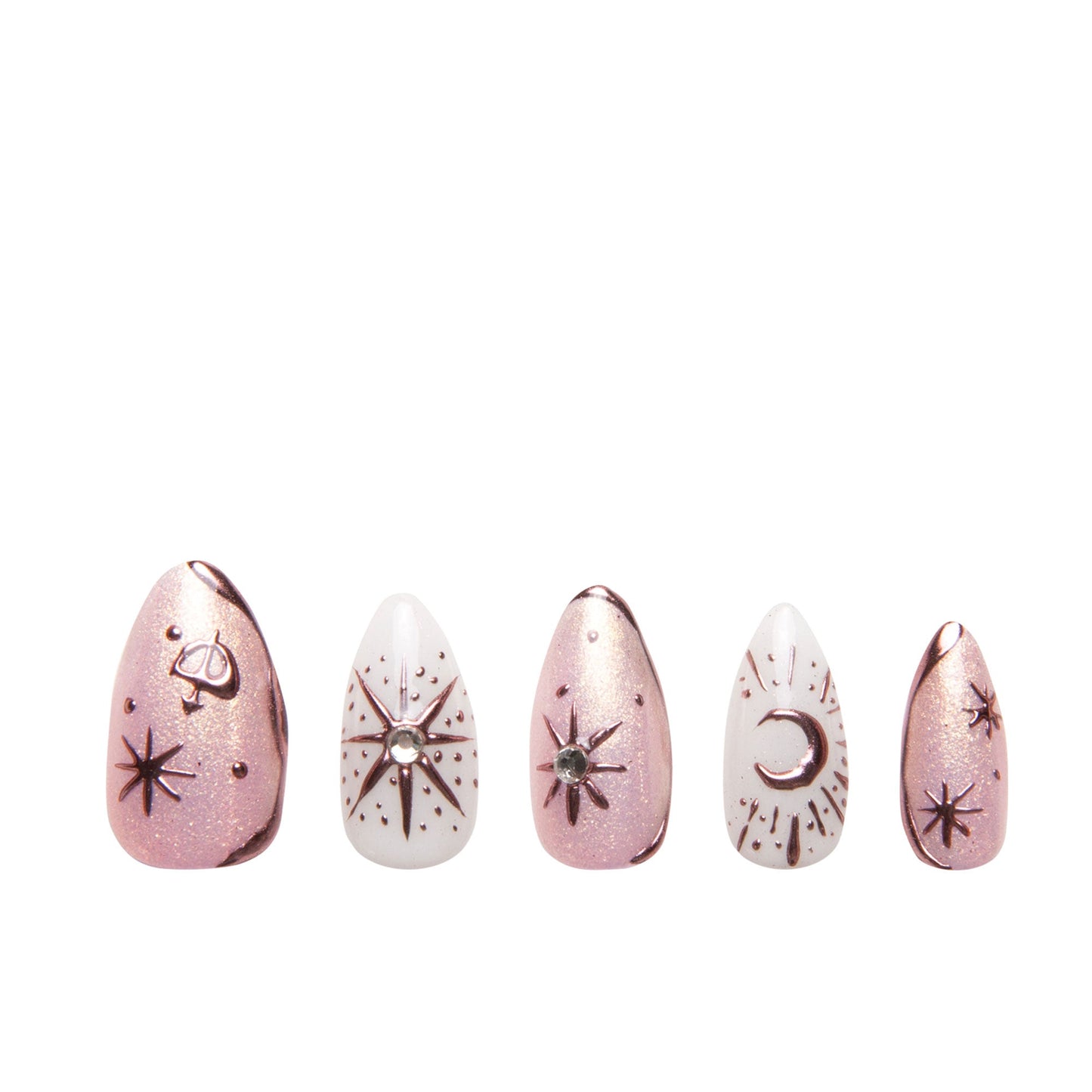 Gilded Sunset Handmade Nails H298