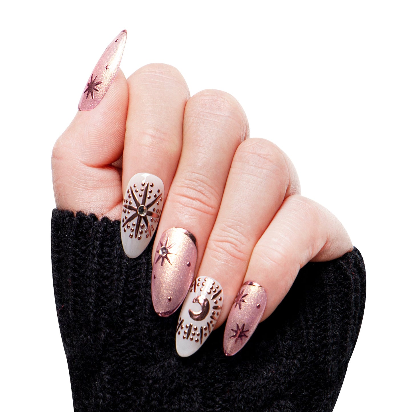 Gilded Sunset Handmade Nails H298