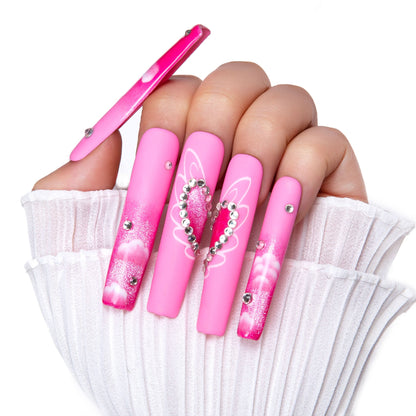 Pink Paradise Handmade Nails H302