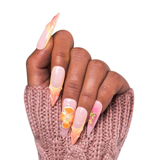 Tropical Fantasy Handmade Nails H310