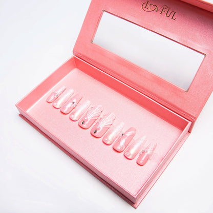 Pink Reverie Handmade Nails H326