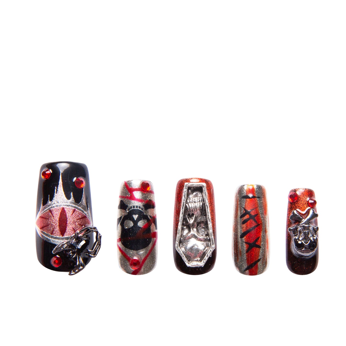 Bloody Scary Farm Handmade Nails H340