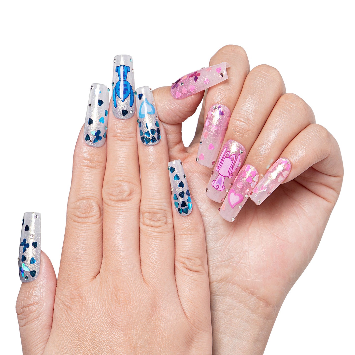 Chic Glitters Handmade Nails H346