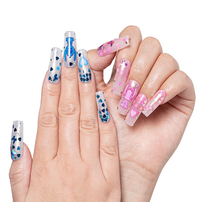 Chic Glitters Handmade Nails H346