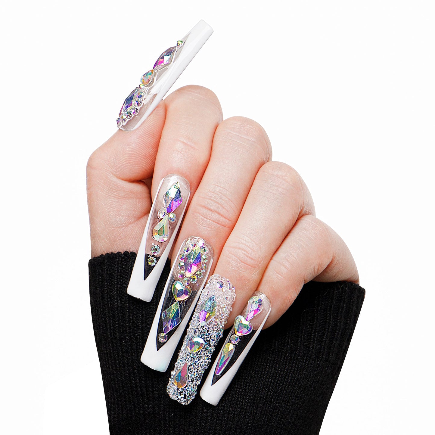 Aurora Light Handmade Nails H36