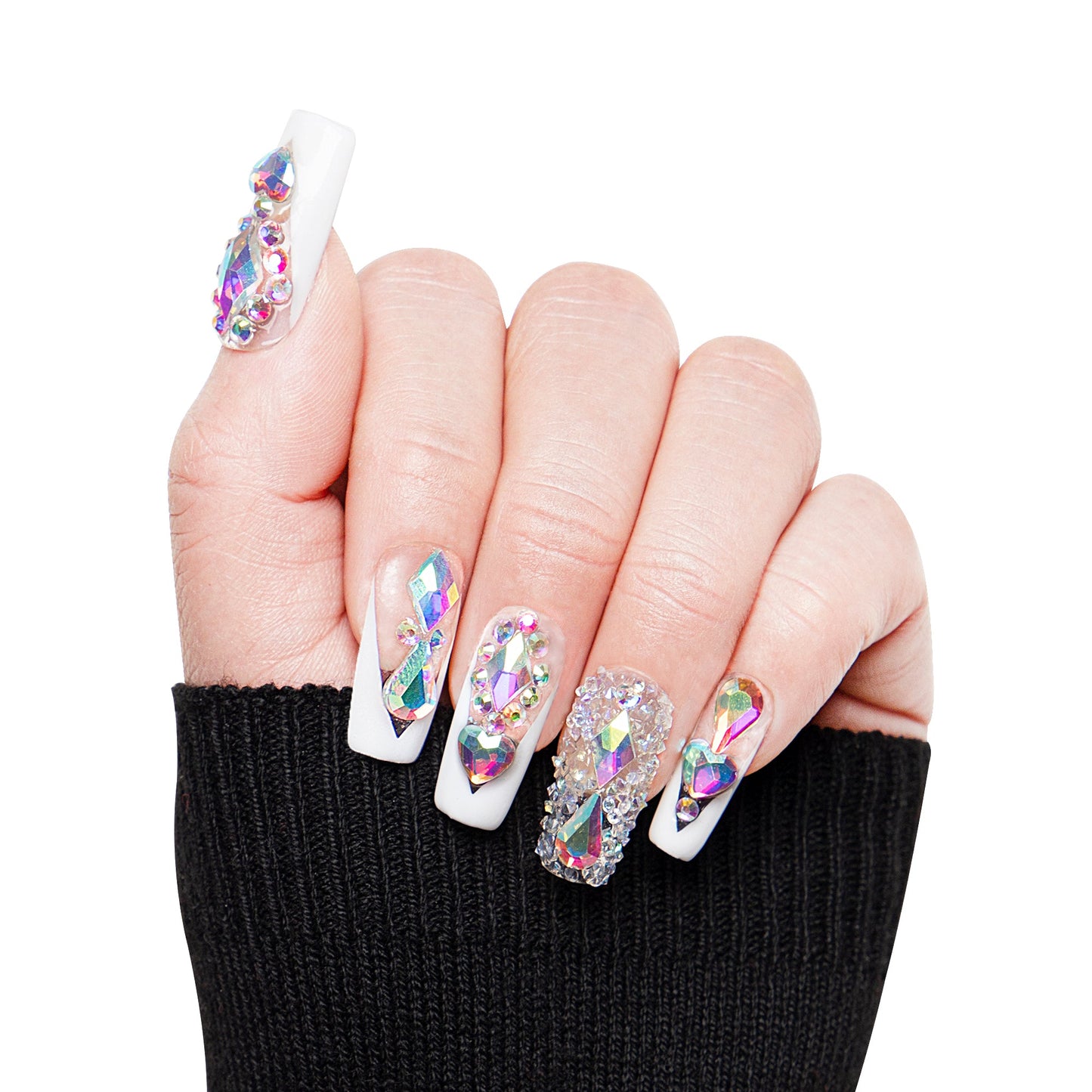 Aurora Light Handmade Nails H36