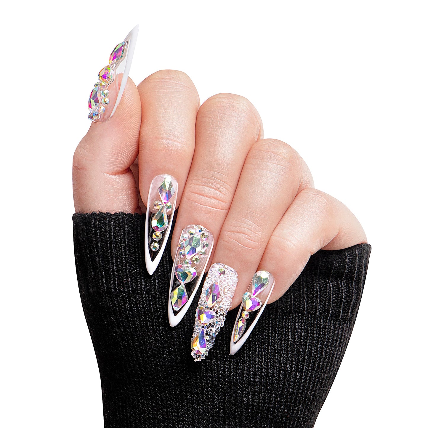 Aurora Light Handmade Nails H36