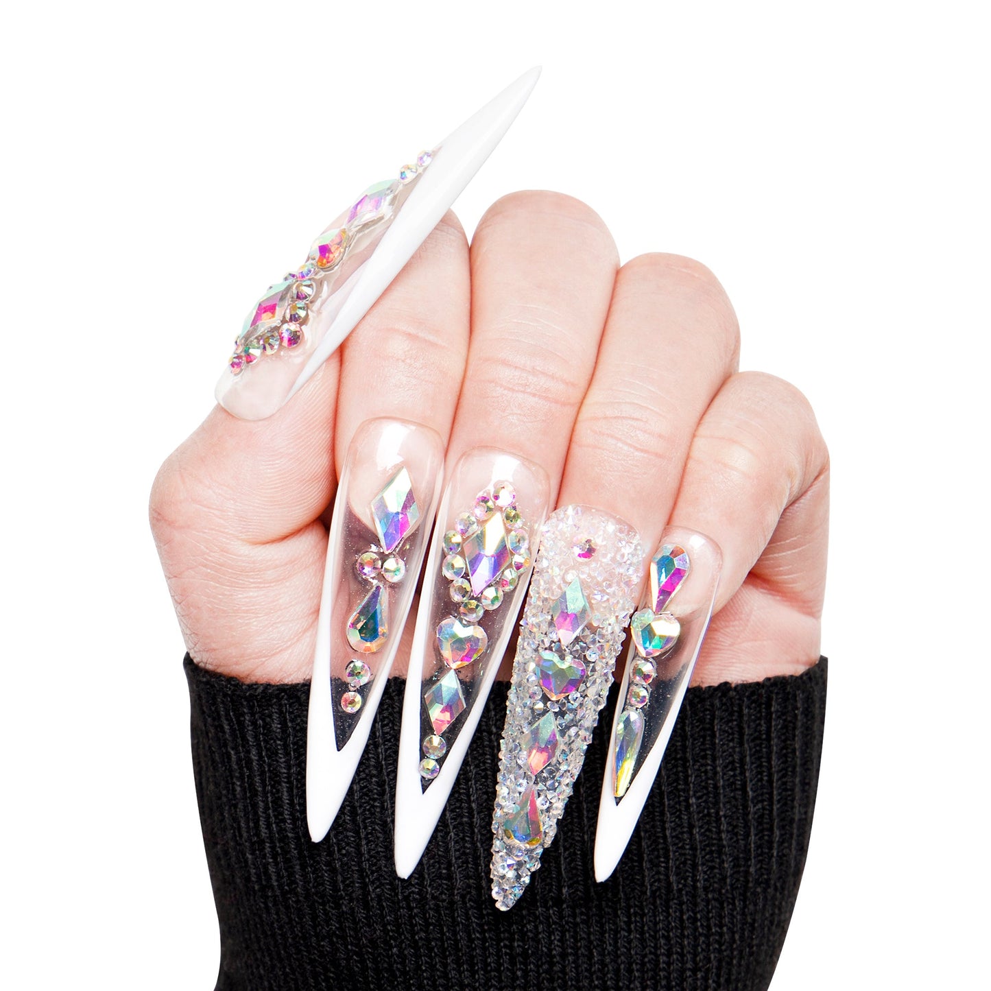 Aurora Light Handmade Nails H36