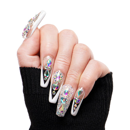 Aurora Light Handmade Nails H36