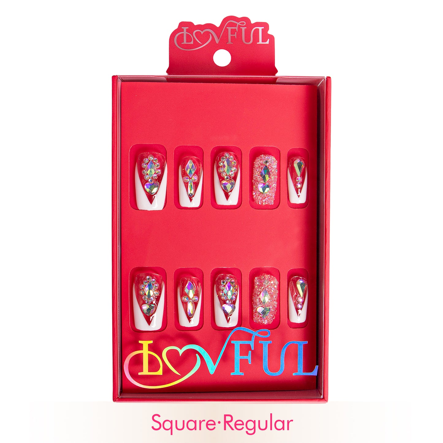 Aurora Light Handmade Nails H36