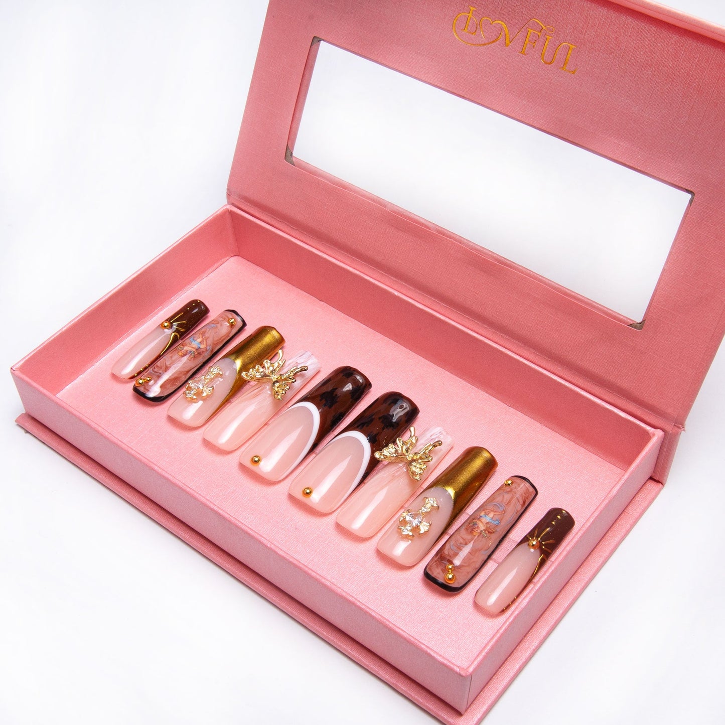 Gilded Renaissance Handmade Nails H364