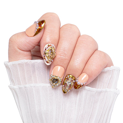 Regal Romance Handmade Nails H366