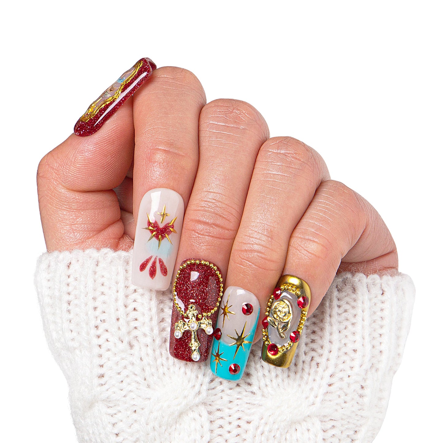 Renaissance Revival Handmade Nails H376